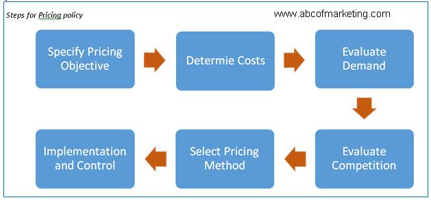 Discuss The Steps Involved In Setting Pricing Policy 